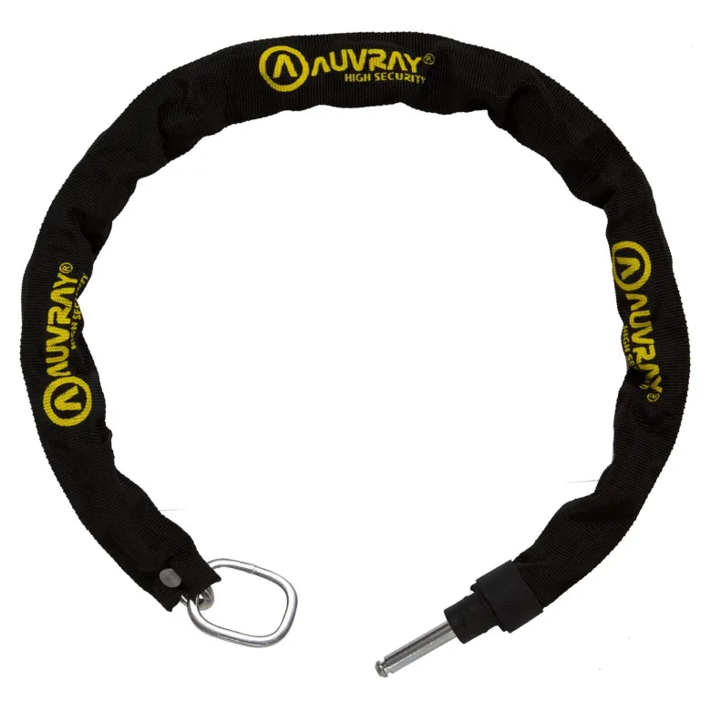 Łańcuch AUVRAY MEGALOCK LASSO 90cm x 5,5mm czarny żółty