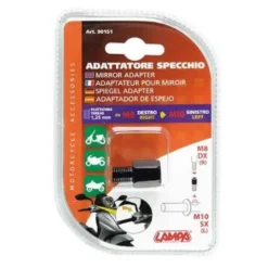 Adapter lusterka LAMPA prawy 8mm na lewy 10mm