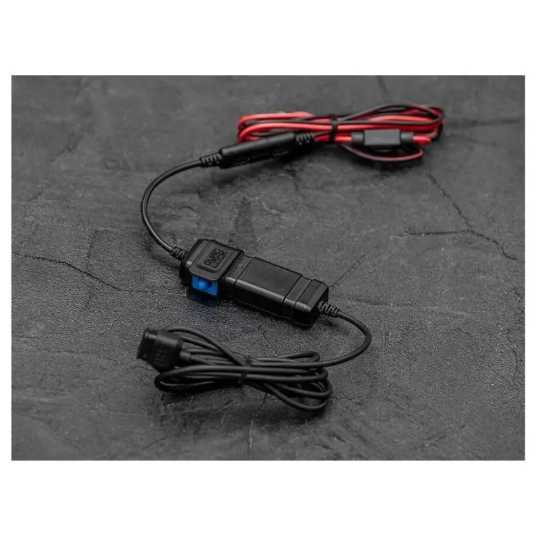 Adapter QUAD LOCK wodoodporny 12V - USB czarny