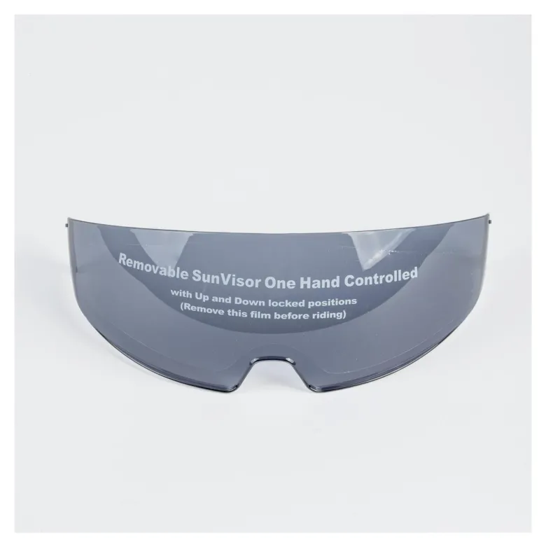 Blenda przeciwsłoneczna do kasku OZONE OZ-INVISOR-SQUARE SQUARE SMOKE czarny