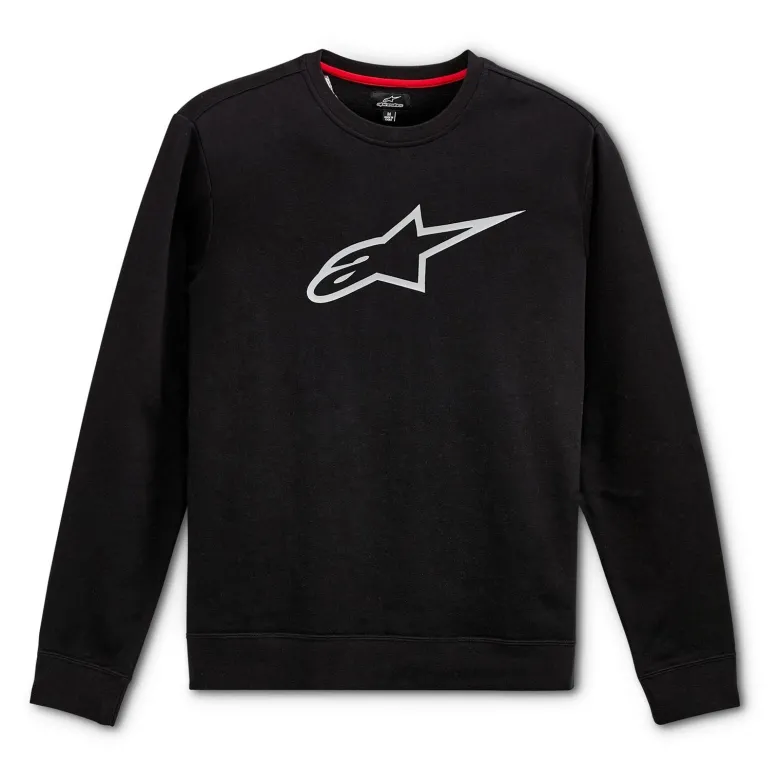 Bluza ALPINESTARS AGELESS CREW BLACK/GREY czarny szary