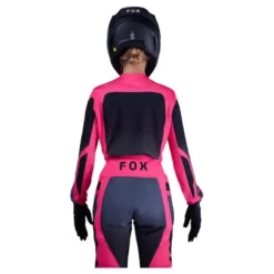 Bluza cross damska FOX LADY 180 SHIELD BLACK/PINK czarny różowy