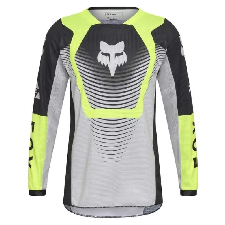 Bluza cross dziecięca FOX JUNIOR 180 COLLECT GREY/YELLOW szary żółty