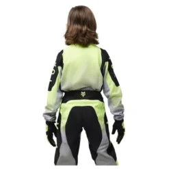 Bluza cross dziecięca FOX JUNIOR 180 LEAN FLUORESCENT YELLOW żółty fluo