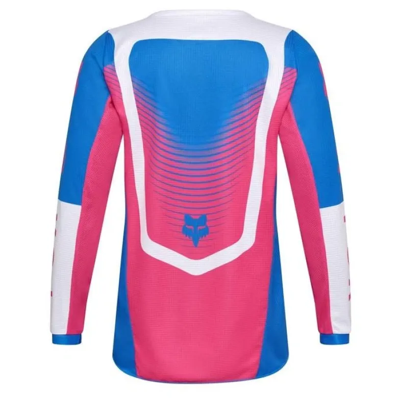 Bluza cross dziecięca FOX JUNIOR 180 COLLECT BLUE/PINK czarny różowy