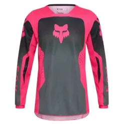 Bluza cross dziecięca FOX JUNIOR GIRLS 180 SHIELD BLACK/PINK czarny różowy