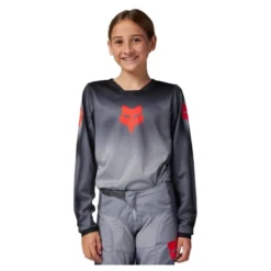 Bluza cross dziecięca FOX JUNIOR 180 INTERFERE GREY/RED szary czerwony