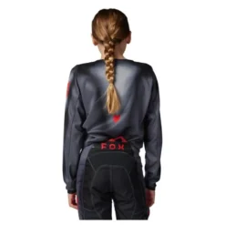 Bluza cross dziecięca FOX JUNIOR 180 INTERFERE GREY/RED szary czerwony