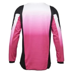 Bluza cross dziecięca FOX JUNIOR GIRLS 180 LEAN BLACK/PINK czarny różowy