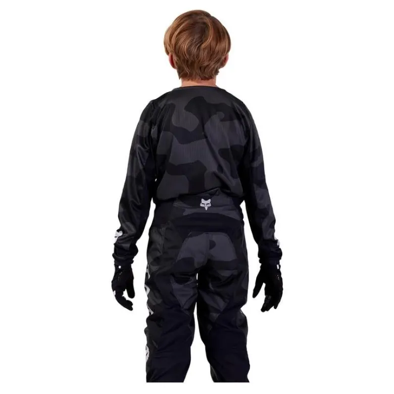 Bluza cross dziecięca FOX JUNIOR 180 BNKR BLACK CAMO czarny szary