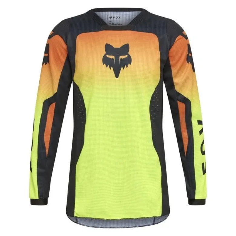 Bluza cross dziecięca FOX JUNIOR 180 SHIELD FLUO YELLOW żółty fluo