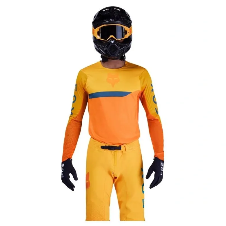 Bluza cross FOX FLEXAIR FRACTURE TANGERINE pomarańczowy żółty