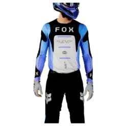 Bluza cross FOX FLEXAIR MAGNETIC BLACK/PURPLE czarny fioletowy