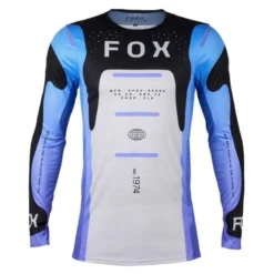 Bluza cross FOX FLEXAIR MAGNETIC BLACK/PURPLE czarny fioletowy
