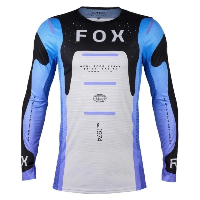 Bluza cross FOX FLEXAIR MAGNETIC BLACK/PURPLE czarny fioletowy