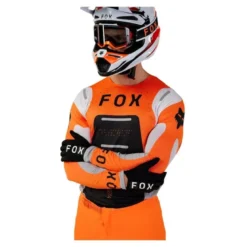 Bluza cross FOX FLEXAIR MAGNETIC FLUO ORANGE pomarańczowy fluo biały czarny