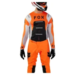 Bluza cross FOX FLEXAIR MAGNETIC FLUO ORANGE pomarańczowy fluo biały czarny