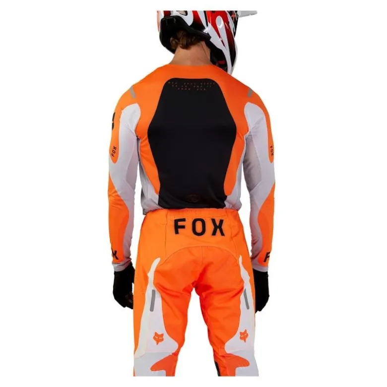 Bluza cross FOX FLEXAIR MAGNETIC FLUO ORANGE pomarańczowy fluo biały czarny