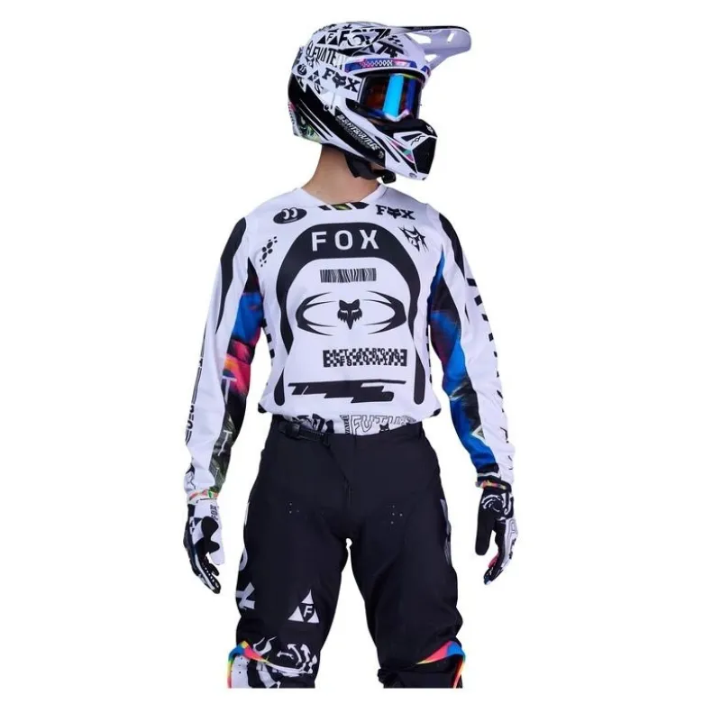 Bluza cross FOX 180 IMAGE COSMO WHITE/BLACK biały czarny