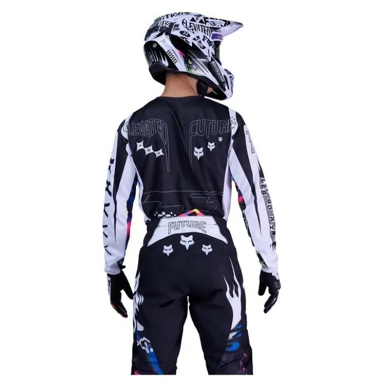 Bluza cross FOX 180 IMAGE COSMO WHITE/BLACK biały czarny