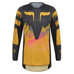 Bluza cross FOX 180 KAIROS TANGERINE czarny żółty