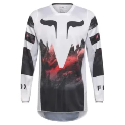 Bluza cross FOX 180 KAIROS WHITE/FLUO RED biały czerwony fluo