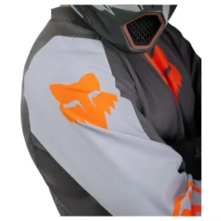 Bluza cross FOX RANGER AIR OFFROAD PEWTER szary pomarańczowy fluo
