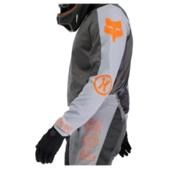 Bluza cross FOX RANGER AIR OFFROAD PEWTER szary pomarańczowy fluo