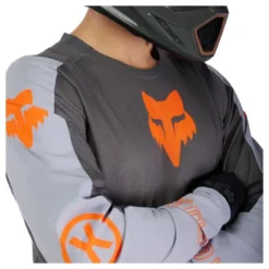 Bluza cross FOX RANGER AIR OFFROAD PEWTER szary pomarańczowy fluo