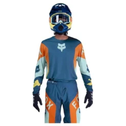 Bluza cross FOX 360 TINE TWILIGHT niebieski pomarańczowy
