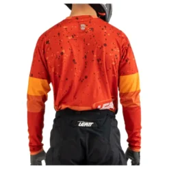 Bluza cross LEATT MOTO 4.5 ENDURO BURN czarny czerwony