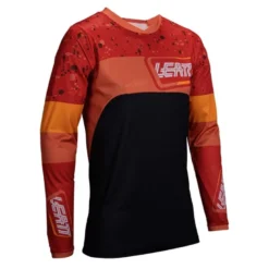 Bluza cross LEATT MOTO 4.5 ENDURO BURN czarny czerwony