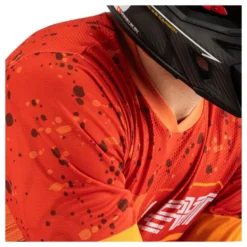 Bluza cross LEATT MOTO 4.5 ENDURO BURN czarny czerwony