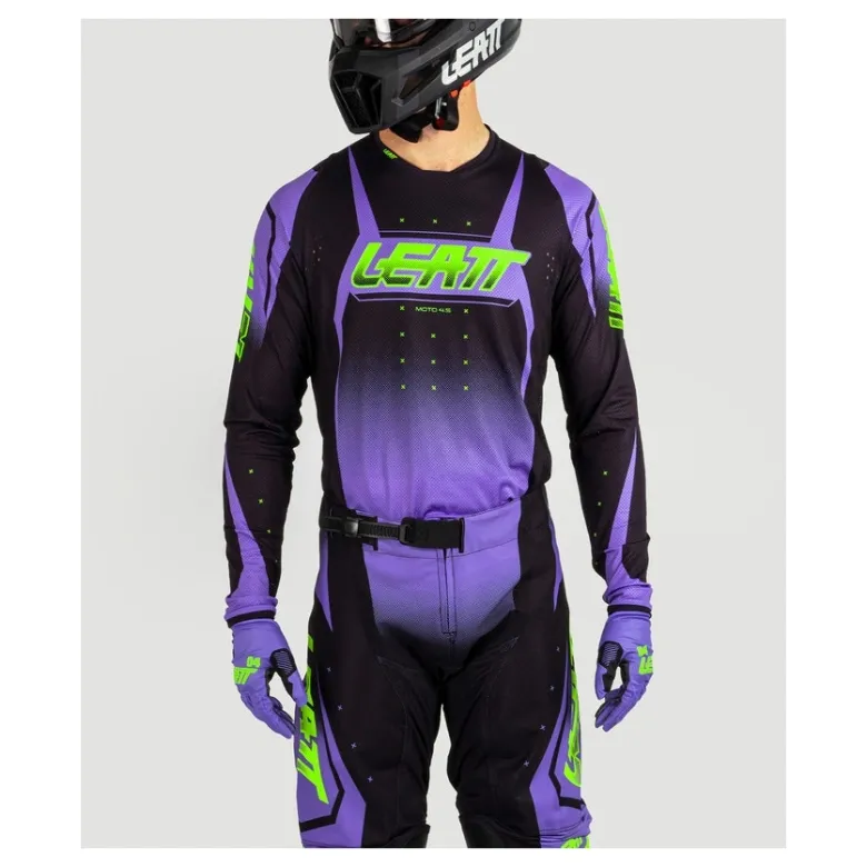 Bluza cross LEATT MOTO 4.5 LITE ARGON niebieski czarny