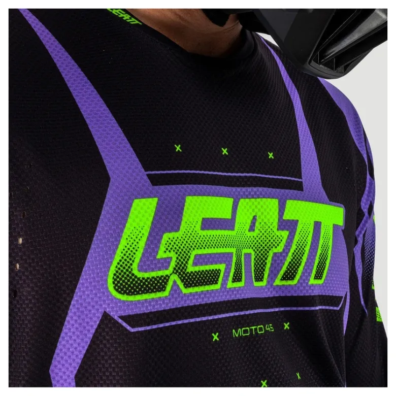 Bluza cross LEATT MOTO 4.5 LITE ARGON niebieski czarny