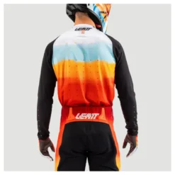 Bluza cross LEATT MOTO 4.5 LITE GLAMIS czarny biały czerwony żółty pomarańczowy