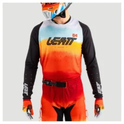 Bluza cross LEATT MOTO 4.5 LITE GLAMIS czarny biały czerwony żółty pomarańczowy