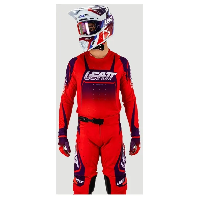Bluza cross LEATT MOTO 4.5 LITE SUNBURN czerwony