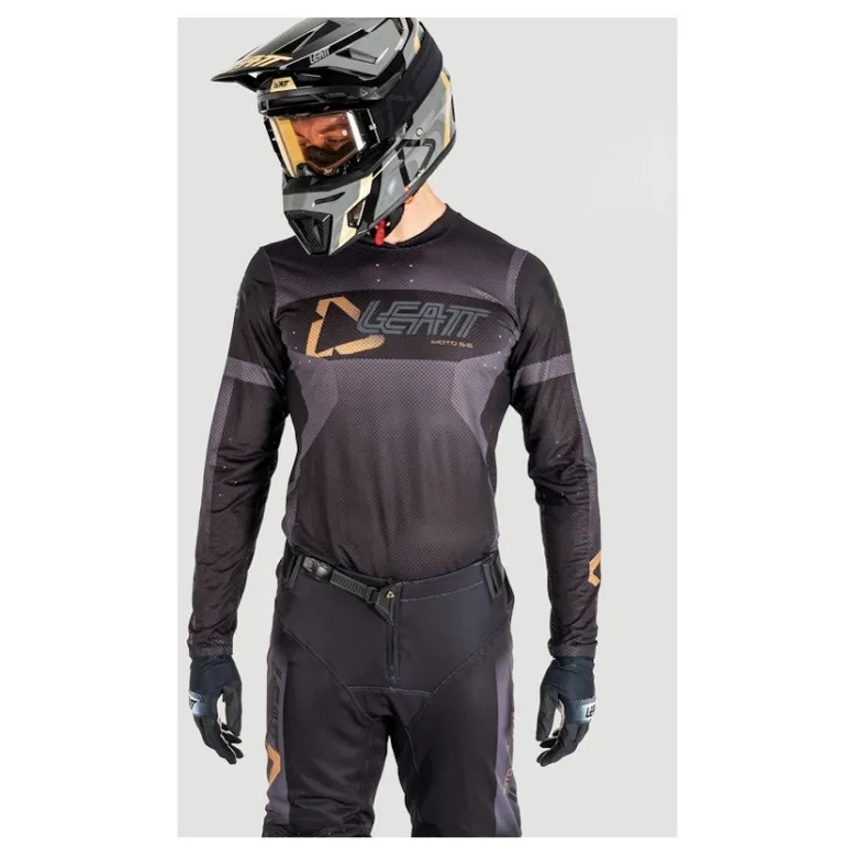 Bluza cross LEATT MOTO 5.5 ULTRAWELD STEALTH czarny