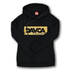 Bluza damska DAVCA LOGO GOLD czarny złoty