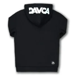 Bluza damska DAVCA LOGO REFLECTIVE czarny srebrny