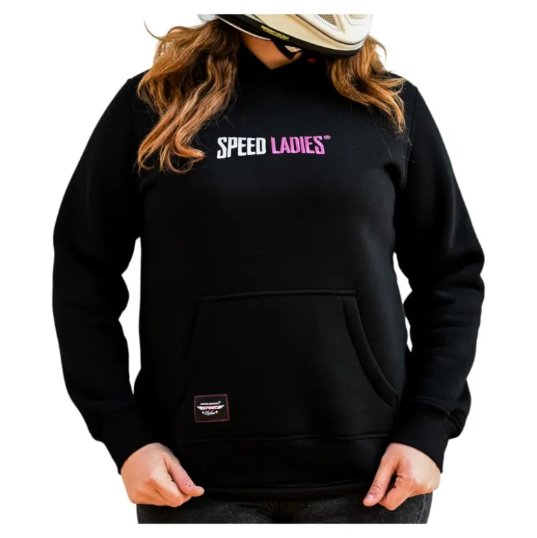 Bluza damska SPEED LADIES BLACK czarny różowy