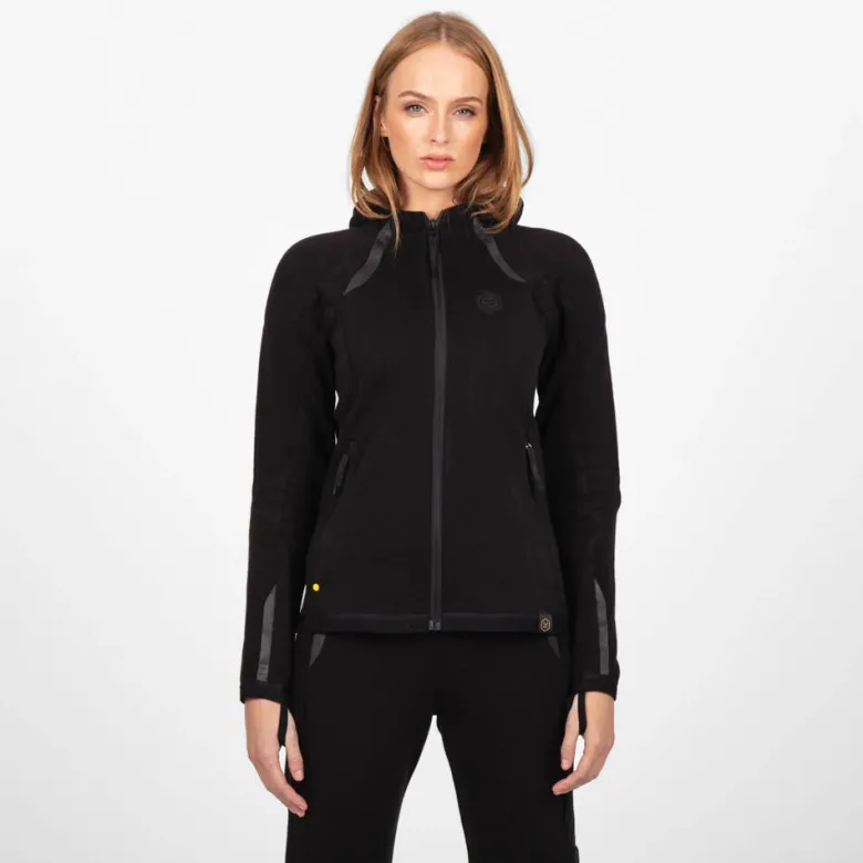 Bluza motocyklowa damska KNOX SHIELD HOODY LADY BLACK czarny