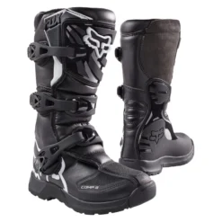 Buty cross dziecięce FOX JUNIOR COMP BLACK czarny biały
