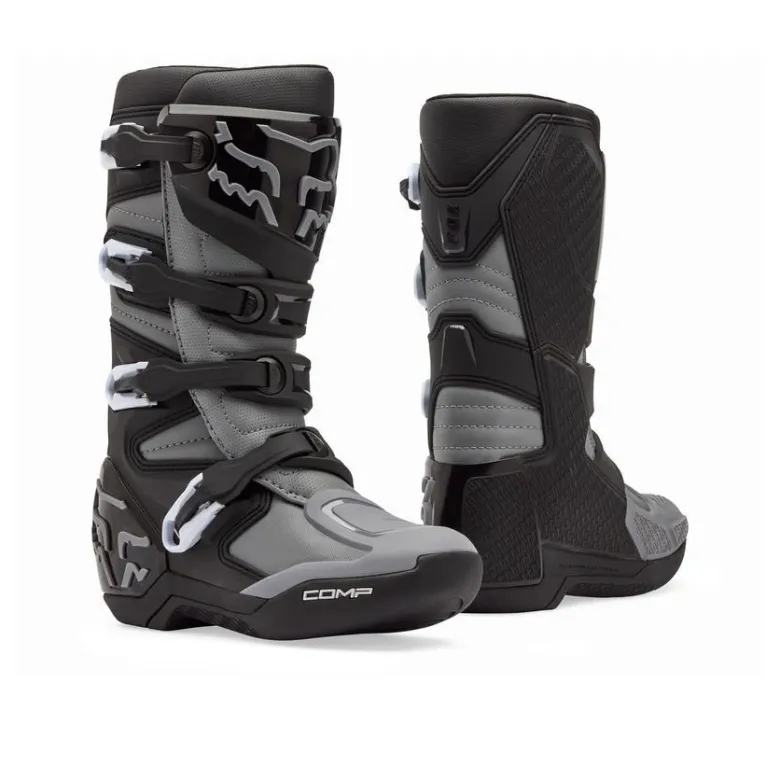 Buty cross dziecięce FOX JUNIOR COMP CORE BLACK/GREY czarny szary
