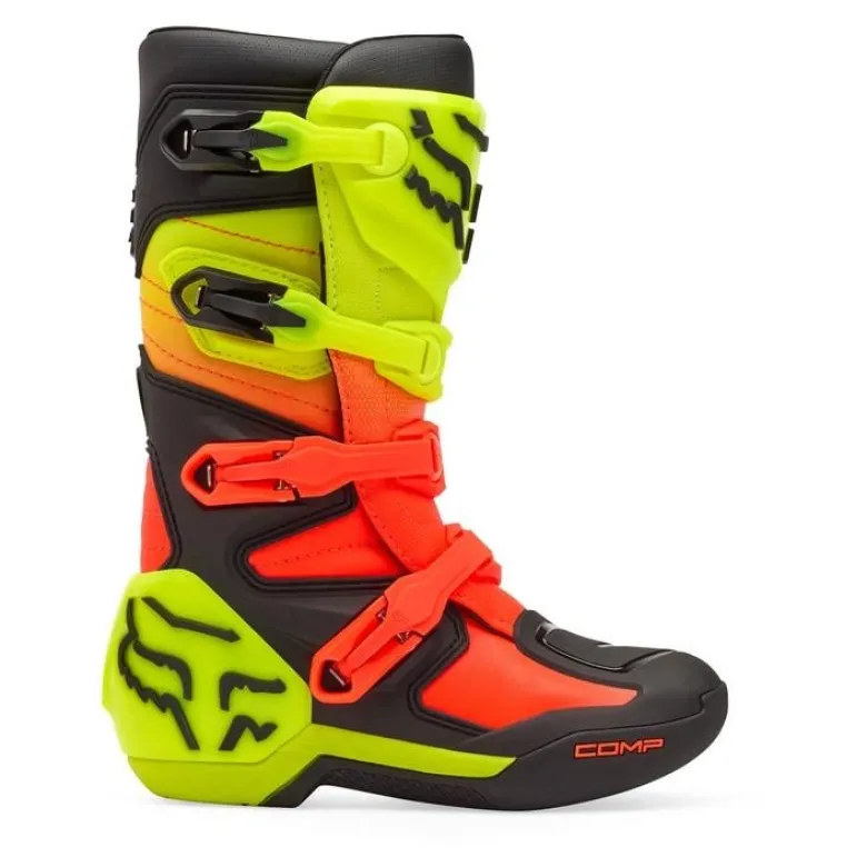 Buty cross dziecięce FOX JUNIOR COMP ORANGE/YELLOW pomarańczowy żółty