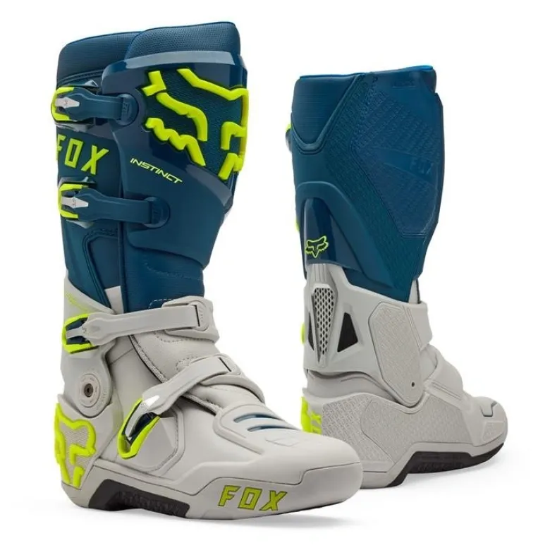 Buty cross FOX INSTINCT TWILIGHT niebieski beżowy żółty fluo