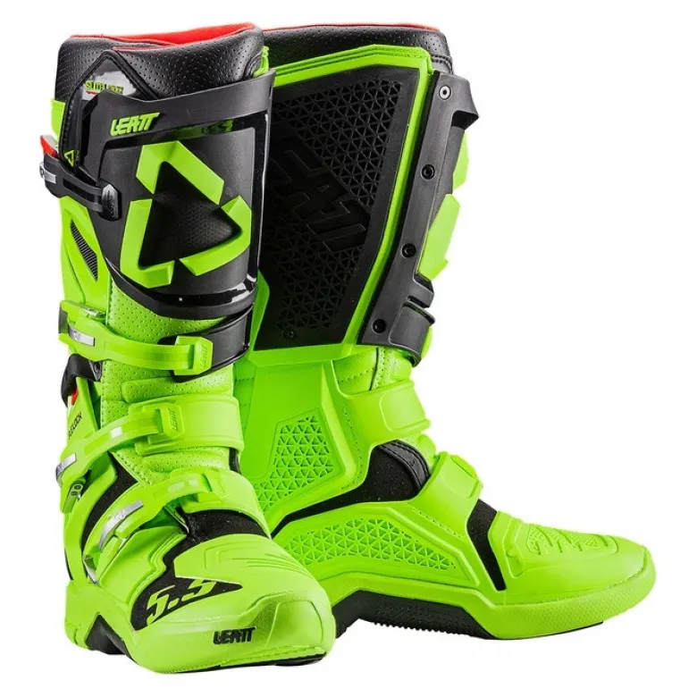 Buty cross LEATT 5.5 FLEXLOCK LIME GREEN zielony