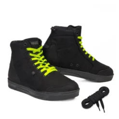 Buty krótkie OZONE TOWN BLACK/FLO YELLOW czarny żółty fluo