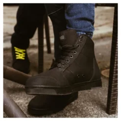 Buty krótkie OZONE TOWN BLACK/FLO YELLOW czarny żółty fluo